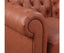 Single Seater Brown Sofa Armchair for Lounge Chesterfireld Style Button Tufted in Faux Leather