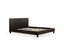 Double PU Leather Bed Frame Brown