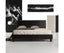 Double PU Leather Bed Frame Black