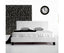 Queen PU Leather Bed Frame White