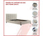 Double PU Leather Deluxe Bed Frame White