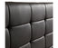 King PU Leather Deluxe Bed Frame Black