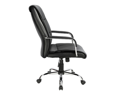 PU Leather Office Chair Executive Padded Black