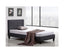 Single Linen Fabric Bed Frame Grey