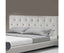 Linen Fabric Queen Bed Deluxe Headboard Bedhead - Beige