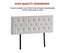 Linen Fabric Queen Bed Deluxe Headboard Bedhead - Beige