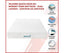 Palermo Queen 25cm Gel Memory Foam Mattress - Dual-Layered - CertiPUR-US Certified