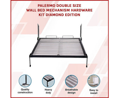 Palermo Double Size Wall Bed Mechanism Hardware Kit Diamond Edition