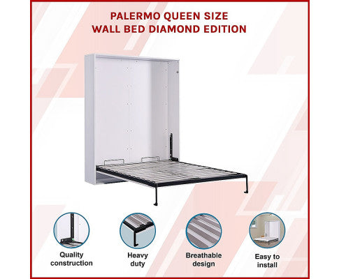 Palermo Queen Size Wall Bed Diamond Edition