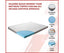 Palermo Queen Memory Foam Mattress Topper Cooling Gel Infused CertiPUR Approved