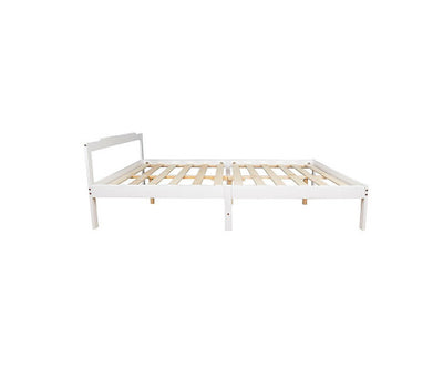 Natural Wooden Bed Frame Home Furniture