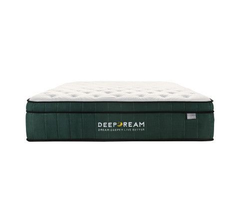 Green Tea Cool Gel Memory Foam Mattress 36cm 5 Zone King Single