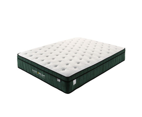 Green Tea Cool Gel Memory Foam Mattress 36cm 5 Zone King Single