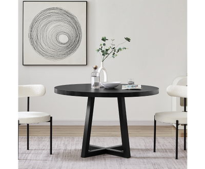 Harry 4 Seater Dining Table in Black