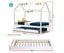 Artiss Bed Frame Wooden Trundle Daybed Kids House Frame White HOLY