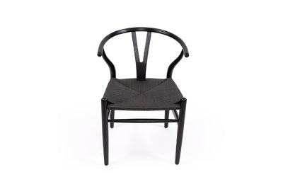 Cross Over Designer Replica Chair - Black on Black