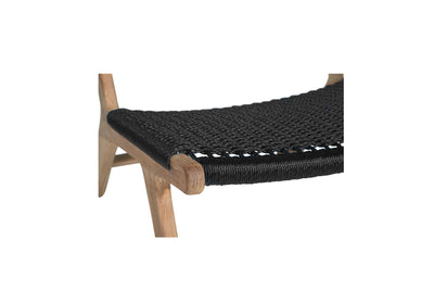 Zen Accent Chair - Black (Close Weave)