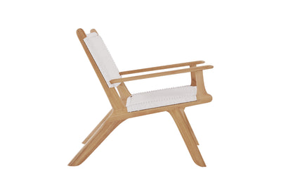 Zen Accent Arm Chair - White (Close Weave)