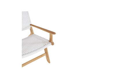 Zen Accent Arm Chair - White (Close Weave)