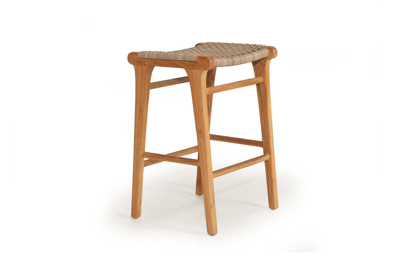 Zen Backless Counter Stool - Washed Grey