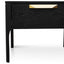 Bedside Table - Black Veneer