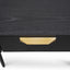 Bedside Table - Black Veneer