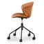 Office Chair - Tan with Black Base