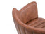 Andorra Bar Stool Vintage Tan Seat