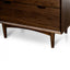 4 Drawer Chest Scandinavian Design - Walnut