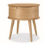 Scandinavian Lamp Side Table - Natural