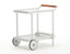 Imola Outdoor Bar Cart - White