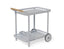 Imola Outdoor Bar Cart - Matt Silver Grey