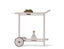 Imola Outdoor Bar Cart - Pale Pink Blush