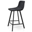 65cm Bar Stool - Black (Set of 2)