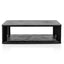 Square ELM Coffee Table - Black