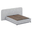 King Sized Bed Frame - Pepper Boucle