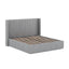 Wide Base Queen Sized Bed Frame - Flint Grey