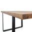 Reclaimed Elm Wood 170cm Dining Table - Rustic Natural