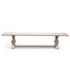 Reclaimed ELM Wood Bench - White Washed