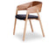 Sargood Arm Chair - Natural - Black Pad