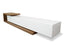 BB 2.4m-3.07m TV Entertainment Unit - Walnut - White