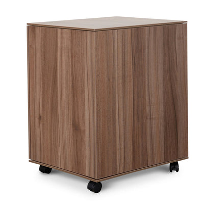 Drawer Mobile Pedestal - Walnut