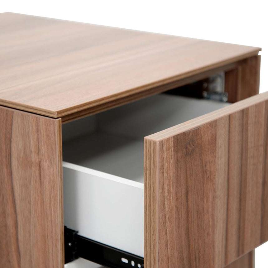 Drawer Mobile Pedestal - Walnut