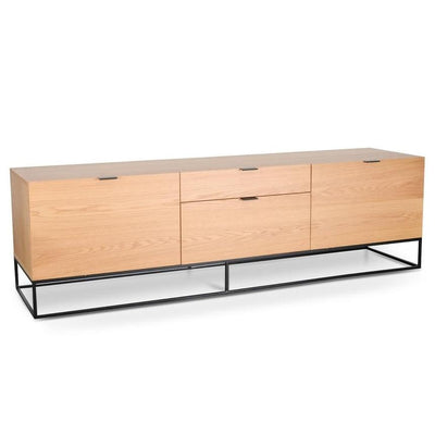 180cm Entertainment TV Unit - Natural Oak