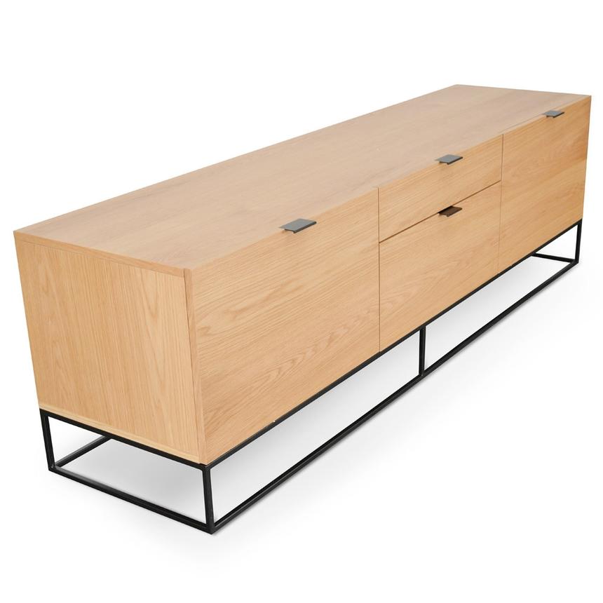 180cm Entertainment TV Unit - Natural Oak