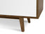 2.1m Scandinavian Lowline TV Entertainment Unit - Walnut