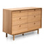 6 Drawer Wide Chest - Oak