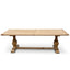 Elm Wood 2.4m Dining Table - Rustic Natural