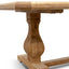 Elm Wood 2.4m Dining Table - Rustic Natural