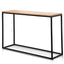 Natural Console Table - Black